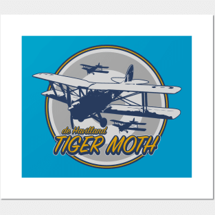 de Havilland Tiger Moth Posters and Art